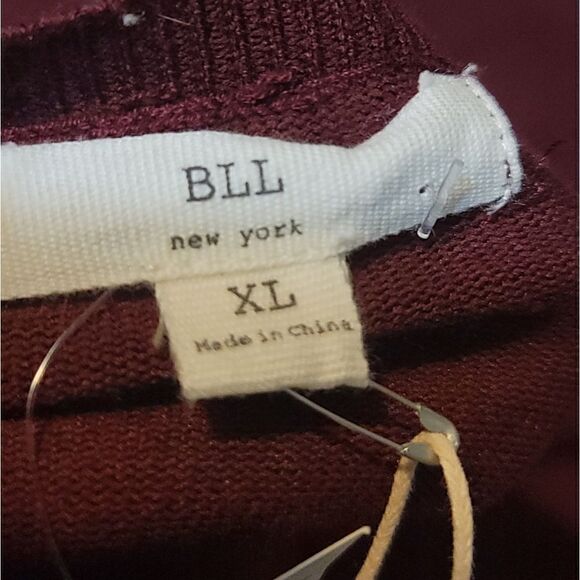 BLL New York Scoop Neck Sweater Size XL NWT - Picture 4 of 4